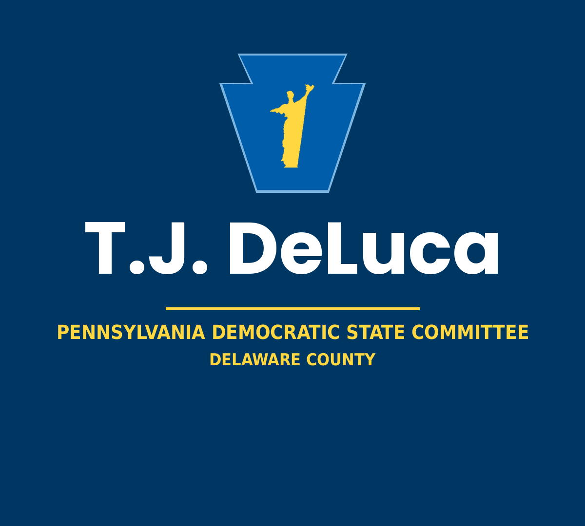 T.J. DeLuca — PA Democratic State Committee, Delaware County